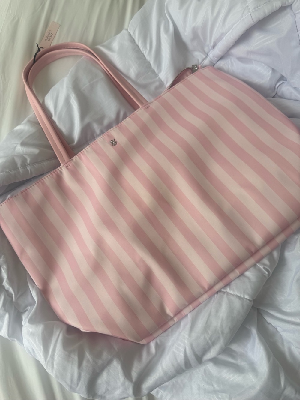 Victoria's Secret Pink  Striped Tote